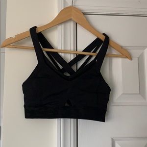 Lululemon black sports bra